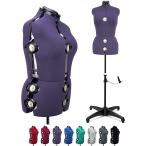 [ параллель импортные товары ] Purple 13 Dials Female Fabric Adjustable Mannequin Dress Form for S