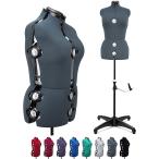 [ параллель импортные товары ] Dark-Gray 13 Dials Female Fabric Adjustable Mannequin Dress Form fo