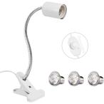 [ параллель импортные товары ] WUHOSTAM Dimmable 1-Pack White Adjustable Reptile Clamp Heat Lamp F