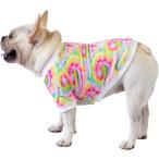 [ параллель импортные товары ] CuteBone Dog Winter Clothes Tie Dye Tornado Thick Velvet Coat Puppy