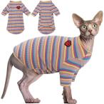 [ параллель импортные товары ] Bonaweite Sphynx Hairless Cats Shirt Cornish Rex Kitten Rainbow St