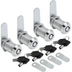 [ параллель импортные товары ] Uenhoy 4 упаковка Tubular кулачковый замок ключ имеется подобие,RV блокировка замена,1-1/8 дюймовый шкаф кулачковый замок 