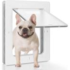 [ параллель импортные товары ] Dog Door Plastic Pet Door by PETOUCH 8.5inch x 11.5inch Inner Fra