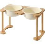 [ параллель импортные товары ] Havniva Ceramics Raised Dog Bowl with Non-Slip Stand Elevated Dog B