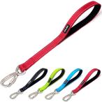 [ параллель импортные товары ] ZALER Short Dog Leash 18 Inches Traffic Leashes for Dogs Nylon Re