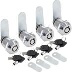 [ параллель импортные товары ] Uenhoy 4 Pack Tubular Cam Locks Keyed Alike 3/4 Inch RV Locks Repl