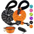 [ параллель импортные товары ] COOYOO 2 Pack Dog Leash 6 FT Heavy Duty - Comfortable Padded Handle