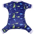 [ параллель импортные товары ] CuteBone Shark Dog Pajamas Clothes Soft Puppy Pjs for Small Dogs P2
