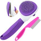 [ параллель импортные товары ] KALAMANDA кошка щетка выпадение шерсть .. суп .. домашнее животное собственный чистка потертость  машина щетка кошка. шерсть гребень имеется лиловый 