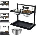 [ параллель импортные товары ] Elevated Dog Bowls for Large Dogs Raised Dog Bowls Stand Adjusable