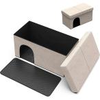 [ параллель импортные товары ] PATHOSIO PETS кошка туалет box мебель .. туалет box акустическая система - foot табурет .. кошка туалет box водонепроницаемый 