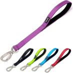 [ параллель импортные товары ] ZALER Short Dog Leash 18 Inches Traffic Leashes for Dogs Nylon Re
