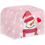 ショッピングsnowman 【並行輸入品】 GIFTPUZZ Pink Snowman Toaster Cover  Christmas Dustproof Toaster Co