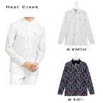 Heal Creek Heal Creek мужской весна лето осень . вода скорость .UV cut DRY STATUSkanoko Logo принт рубашка с длинным рукавом 
