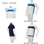  Heal Creek Heal Creek женский весна лето . вода скорость .UV cut .. предотвращение контакт охлаждающий Cocoty половина Zip рубашка с коротким рукавом 