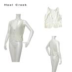 訳あり ヒールクリーク Heal Creek レディース 春夏 ジップベスト サイズ40