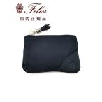 ショッピングフェリージ フェリージ felisi キーケース コンパクトポーチ 813/3/DS+LD ナイロン×ソフトキップレザー ネイビー×ネイビー キーチェーンフック式 国内正規品