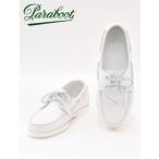 パラブーツ バース ホワイト デッキシューズ BARTH オイルドレザー メンズブランド Men's shoes