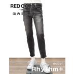 ショッピングTOKYO レッドカード トーキョー RED CARD TOKYO デニムパンツ メンズ スリムテーパードジーンズ リズムプラス Rhythm + ストレッチデニム ダークグレー