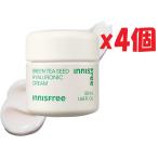 ショッピングイニスフリー 4個セット イニスフリー(innisfree) グリーンティーシード ヒアルロン クリーム 50ml - 正規品 使用推奨期限:2027年1月9日まで 2e2