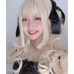 原宿風　GAL系 耐熱ウィッグ かつら 薄金色  コスプレ　パーティー ロリータlolita風 日常 女性