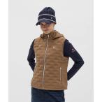 公式 マンシングウェア ARTECHSHELL ヒートナビ 中綿アウターベスト 女性 撥水 ストレッチ 蓄熱保温 防風 ゴルフ MG5FVE23L 25FW