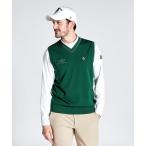  официальный Munsingwear одежда вязаный лучший мужской Golf V шея уборная возможно хлопок . Logo узор MGMXJL82 25SS