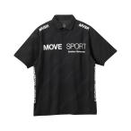 公式 ムーブスポーツ デサント web限定 ミニ鹿の子 総柄ポロシャツ メンズ サンスクリーン ウェア トレーニング ST5SHSD9MB 25SS