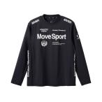  официальный Move спорт Descente Tec рубашка с длинным рукавом мужской . пот скорость .2WAY стрейч UV cut одежда ST5SLT01M 25SS