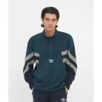 ショッピングアンブロ 公式 アンブロ THE THIRD by UMBROウォームアップハーフジップトップ メンズ 吸汗 サッカー フットボール UF5FJG11M 25FW