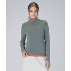  официальный Lanvin sport ворсистый Bear небо . с высоким воротником рубашка с длинным рукавом женский теплоизоляция стрейч одежда Golf VG5SLS11L 25SS