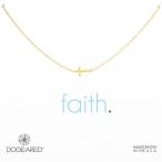 Yahoo! Yahoo!ショッピング(ヤフー ショッピング)Dogeared（ドギャード） FAITH SMALL SIDEWAYS CROSS フェイス サイド クロス ネックレス ゴールド