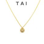 ショッピングロンハーマン TAI JEWELRY(タイジュエリー) スマイル ネックレス PAVE STONE EMOJI ゴールド ロンハーマン取扱