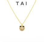 TAI JEWELRY(タイジュエリー) SIMPLE CHAIN NECKLACE WITH SUNGLASSES EMOJI ネックレス ゴールド ロンハーマン取扱