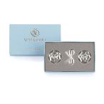 ショッピング箸置き 能作　錫の箸置き ３個セット ハピネス 　桂由美 ユミローズ バラ 薔薇 ギフト 結婚祝い　内祝い 引き出物