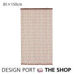 珠のれん 35連 巾 約85CM×丈150CM 暖簾 おしゃれ 玉のれん 木珠 和 手作り レトロ アンティーク ビーズ 目隠し 間仕切り 川島織物セルコン 送料無料 EE1513