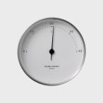 温度計 アナログ サーモメーター ジョージ ジェンセン 10cm GEORG JENSEN KOPPEL ステンレス スチール ホワイトダイヤル 北欧 おしゃれ