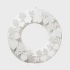 クリスマス リース Mサイズ 山ぶどう ペーパーリース 玄関  おしゃれ デザイン シンプル