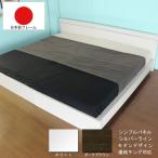 パネル型ラインデザインベッド ワイドキング190 低反発ウレタン入ポケットコイルスプリングマットレス付 to-10-284-wk190-108587 送料無料 北欧 モダン 家具