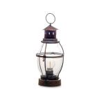 poshu living LED фонарь 22643 | фонарь стекло железный LED освещение тип аккумулятора интерьер смешанные товары Северная Европа retro античный Vintage дисплей 