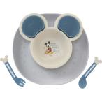  еда .... catch plate Mickey × синий 306323 | 25-0257-140 товары для малышей baby младенец смешанные товары мелкие вещи товары еда обеденная тарелка маленькая тарелка ложка вилка 