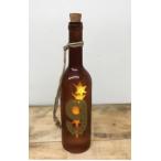 TRI GLASS LIGHT NUMBER BOTTLE BROWN 9 SLW103 | ライト グラスライト ブラウン 茶色 9 ナンバーボトル 数字 インテリアライト 照明 レトロ LEDライト 星形