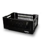 TRI Folding Container Bask SMALL BLACK SLW156 | 収納ボックス コンテナボックス 折りたたみ 収納ケース 小物入れ 収納BOX コンパクト スモールサイズ