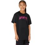 asics Asics DRY JUNIOR PRINT SHORTSLE Performance черный X розовый свечение 140 2064A072 1 | спорт баскетбол рубашка с коротким рукавом tops Kids 