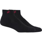 asics アシックス SOCKS10 パフォーマンスブラックXクラシックレッド XS 3033B869 1 | スポーツ 靴下 ソックス メンズ レディース 男女共用 速乾性 機能性 XS