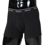 Hanes チャンピオン 1P BOXER BRIEF ブラック L HM6EB201 90 | メンズ ボクサーパンツ 男性用 下着 インナー 抗菌防臭 肌触り 快適フィット 動きやすい 無地