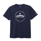 CHAMPION Champion SHORT SLEEVE T-SHIRT темно-синий L C3-DB328 370 | tops короткий рукав Short рукав футболка скорость .. "дышит" антибактериальный дезодорация круглый вырез 