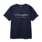 CHAMPION Champion SHORT SLEEVE T-SHIRT темно-синий M C3-DB322 370 | tops короткий рукав Short рукав . пот . скорость .. "дышит" антибактериальный дезодорация полиэстер 