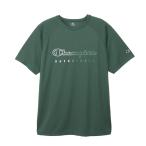 CHAMPION Champion SHORT SLEEVE T-SHIRT moss green L C3-DB322 560 | tops короткий рукав Short рукав . пот . скорость .. "дышит" антибактериальный дезодорация полиэстер 