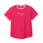 CHAMPION Champion SHORT SLEEVE T-SHIRT глубокий розовый M CW-DB311 930 | tops футболка короткий рукав спорт тренировка одежда одежда . пот скорость . функция 